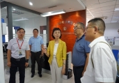山东省政协副主席郭爱玲莅临恒宇电子指导工作